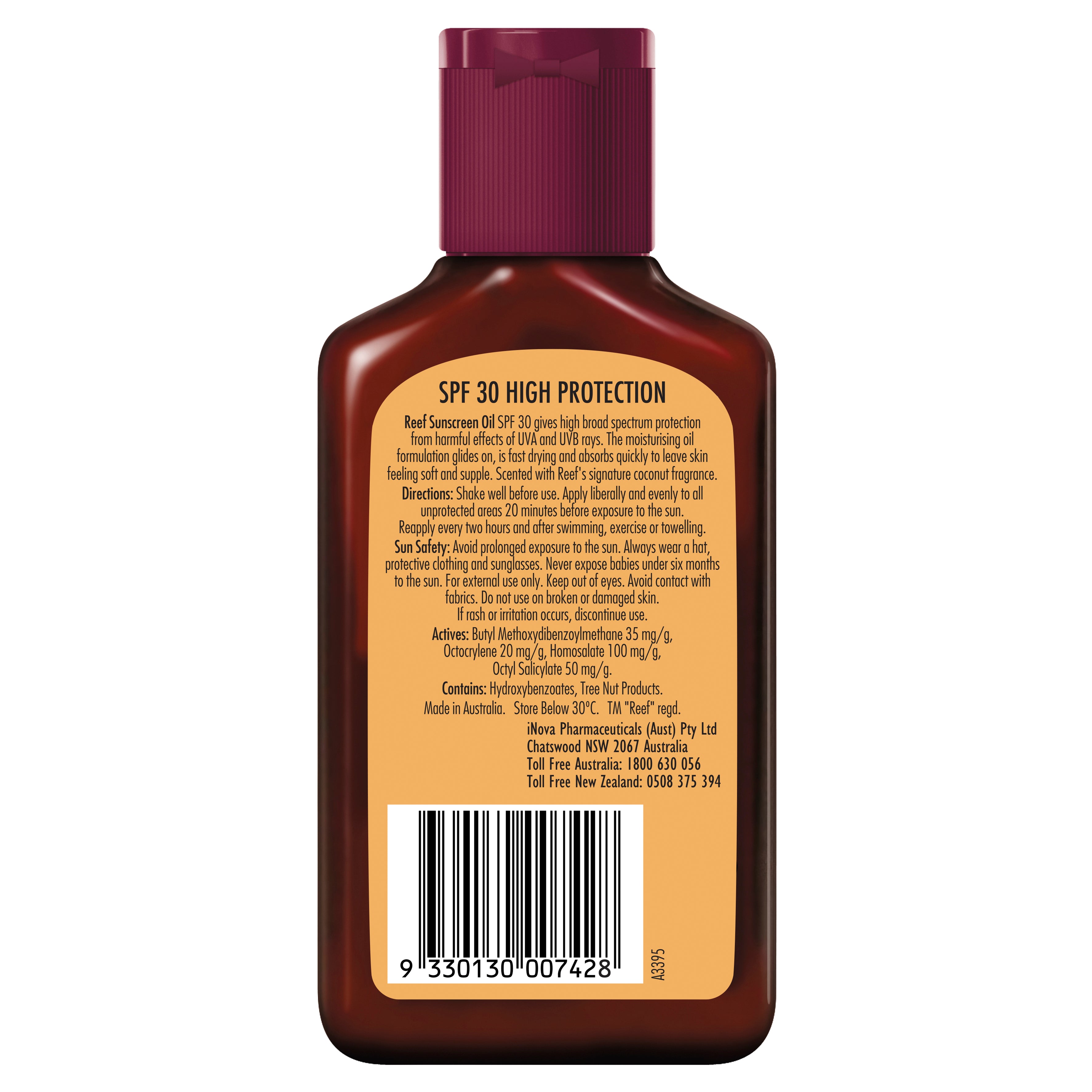 Reef Oil Dry SPF30+ 125ml