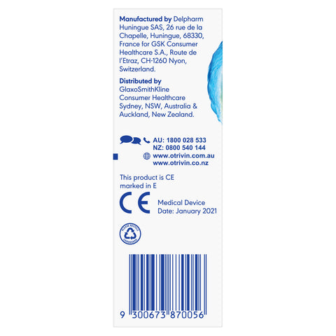 Otrivin Baby & Kids Nasal Spray for cleansing nasal cavities, 15mL