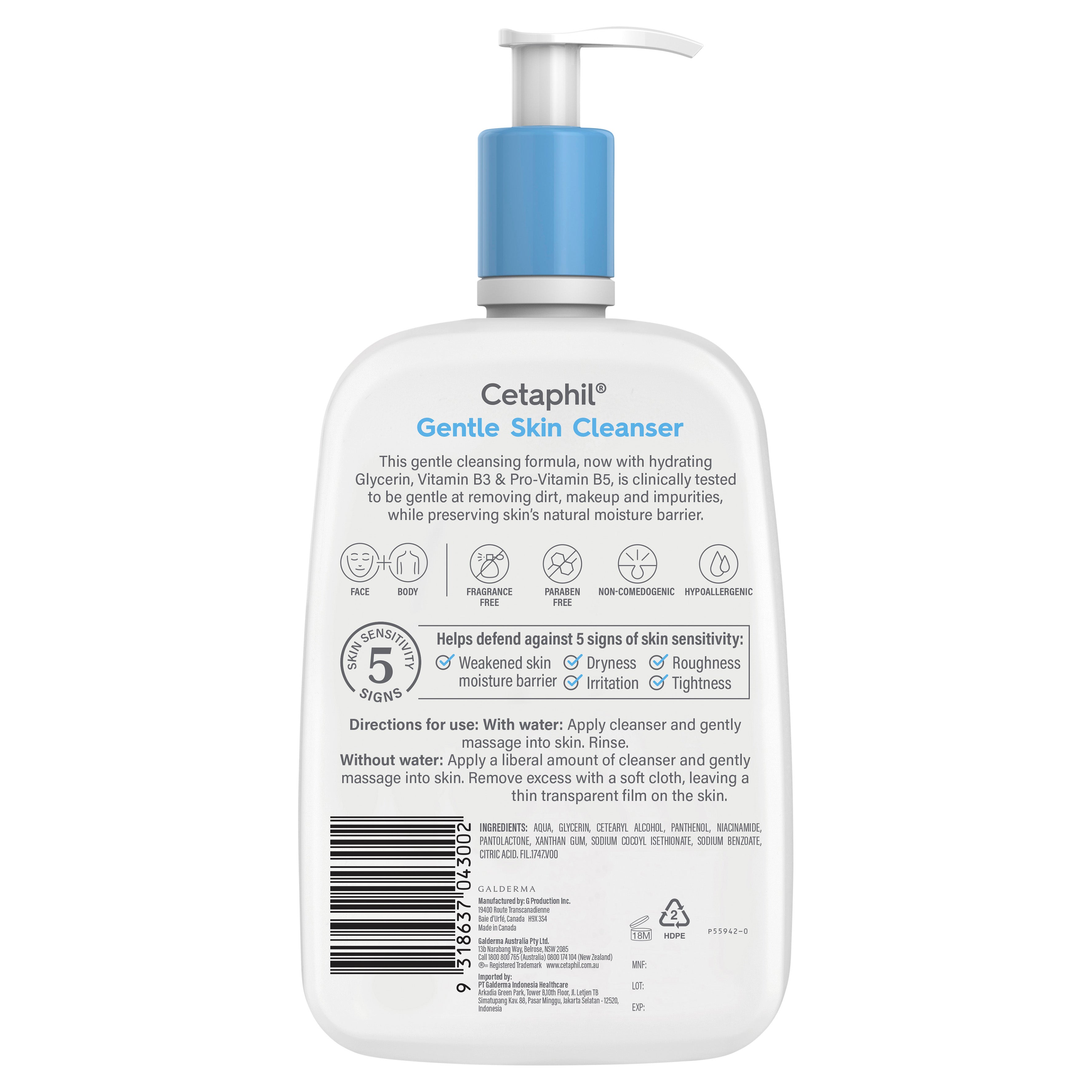 Cetaphil Gent Skn Clns 1Ltr