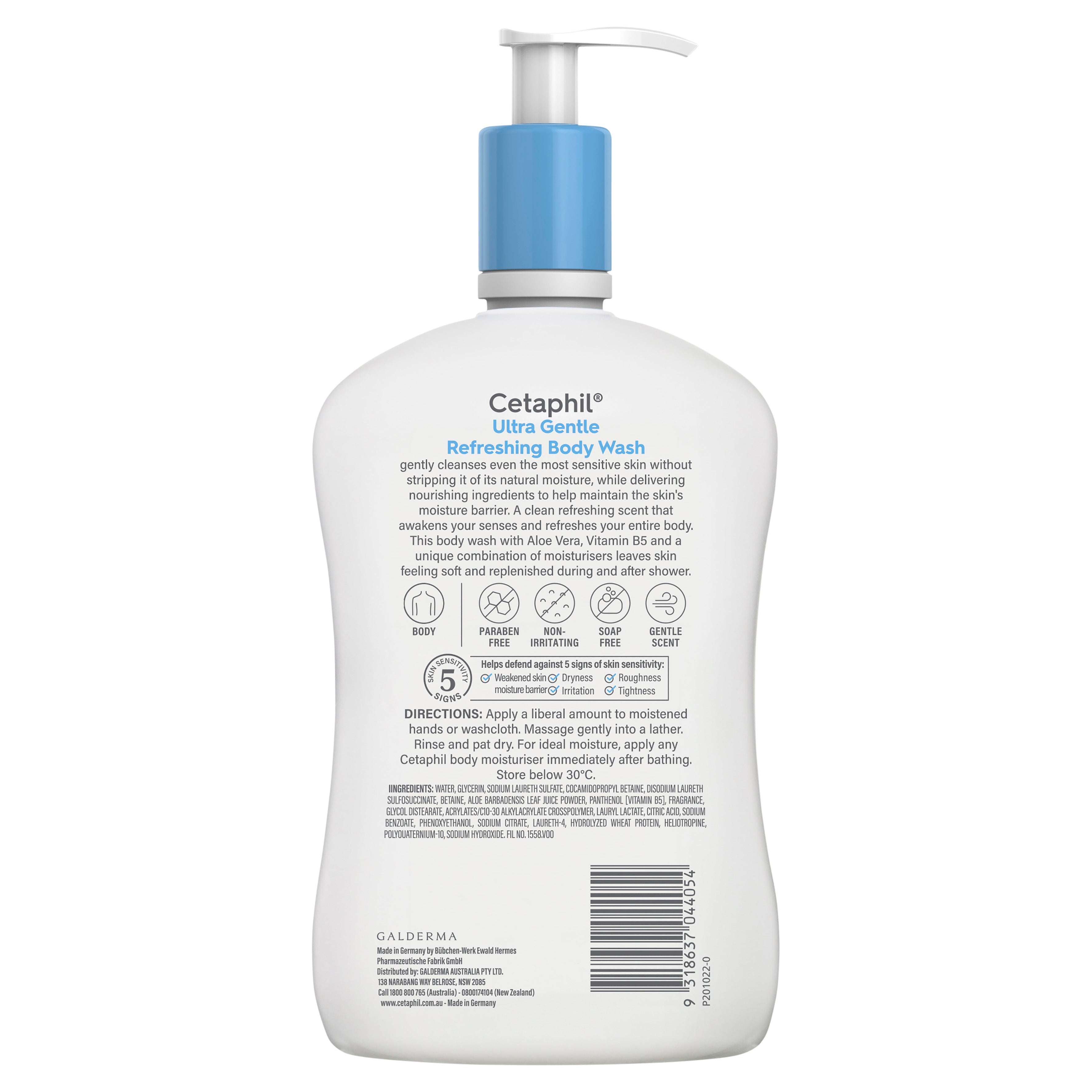 Cetaphil Ultra Gent BWash 1Ltr