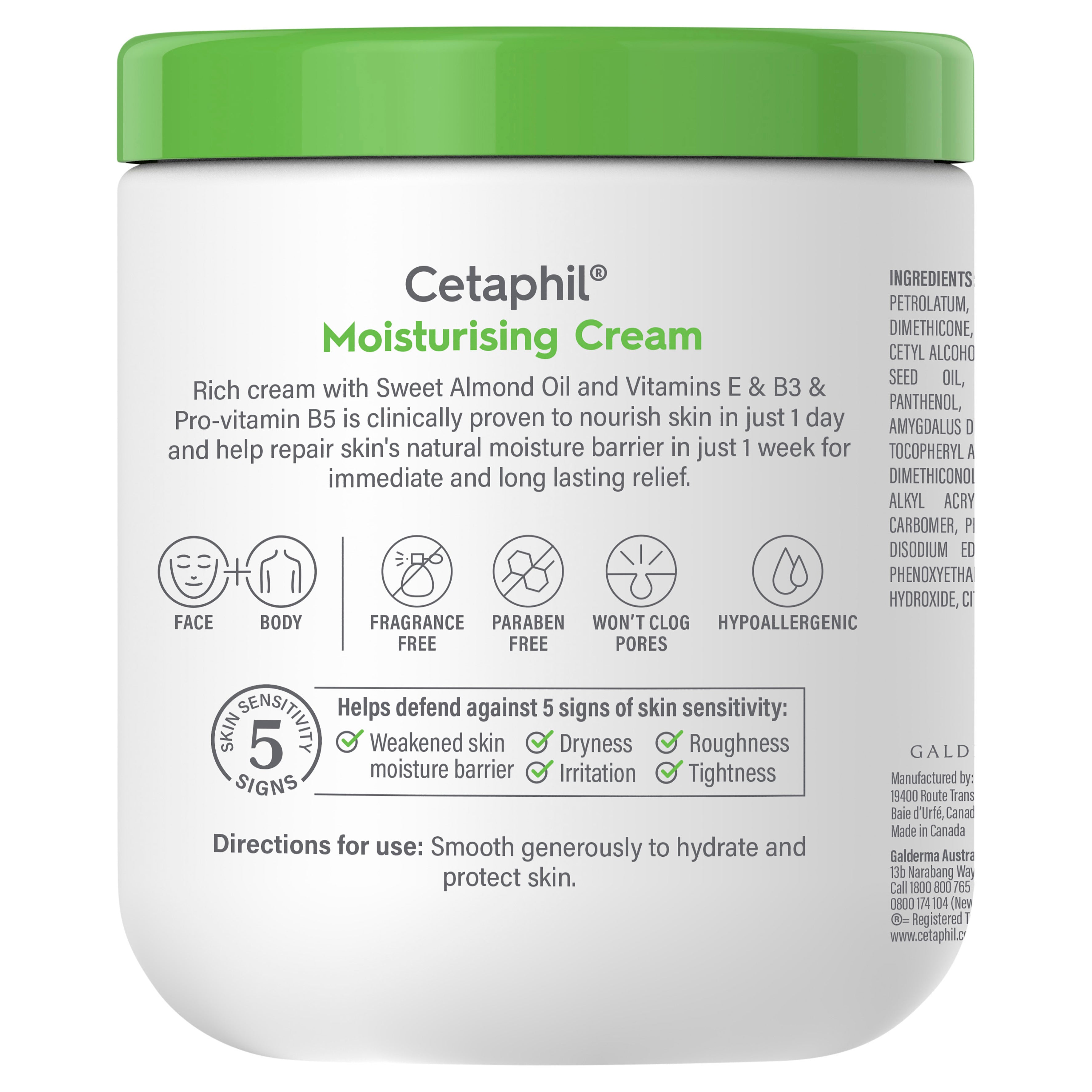 Cetaphil Moist Crm 550g