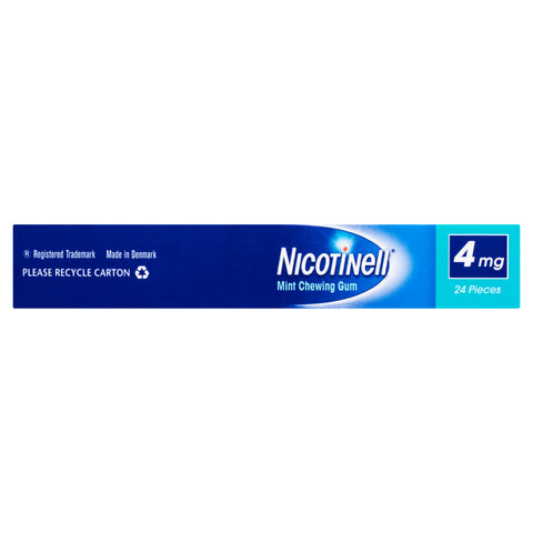 Nicotinell Stop Smoking Mint Gum Extra Strength 4mg 24 Pack