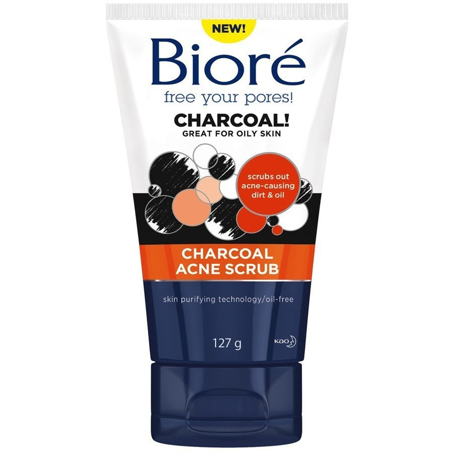 Biore Charcoal Acne Scrub 127g