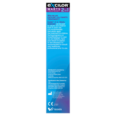 Excilor Wart 2in1 Treatment 10mL