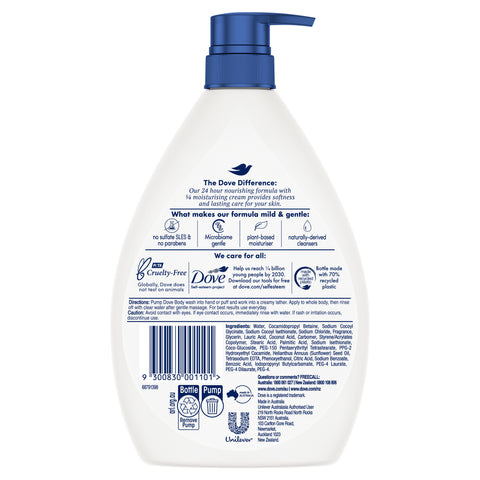 Dove BWash Trpl Moist 1Ltr