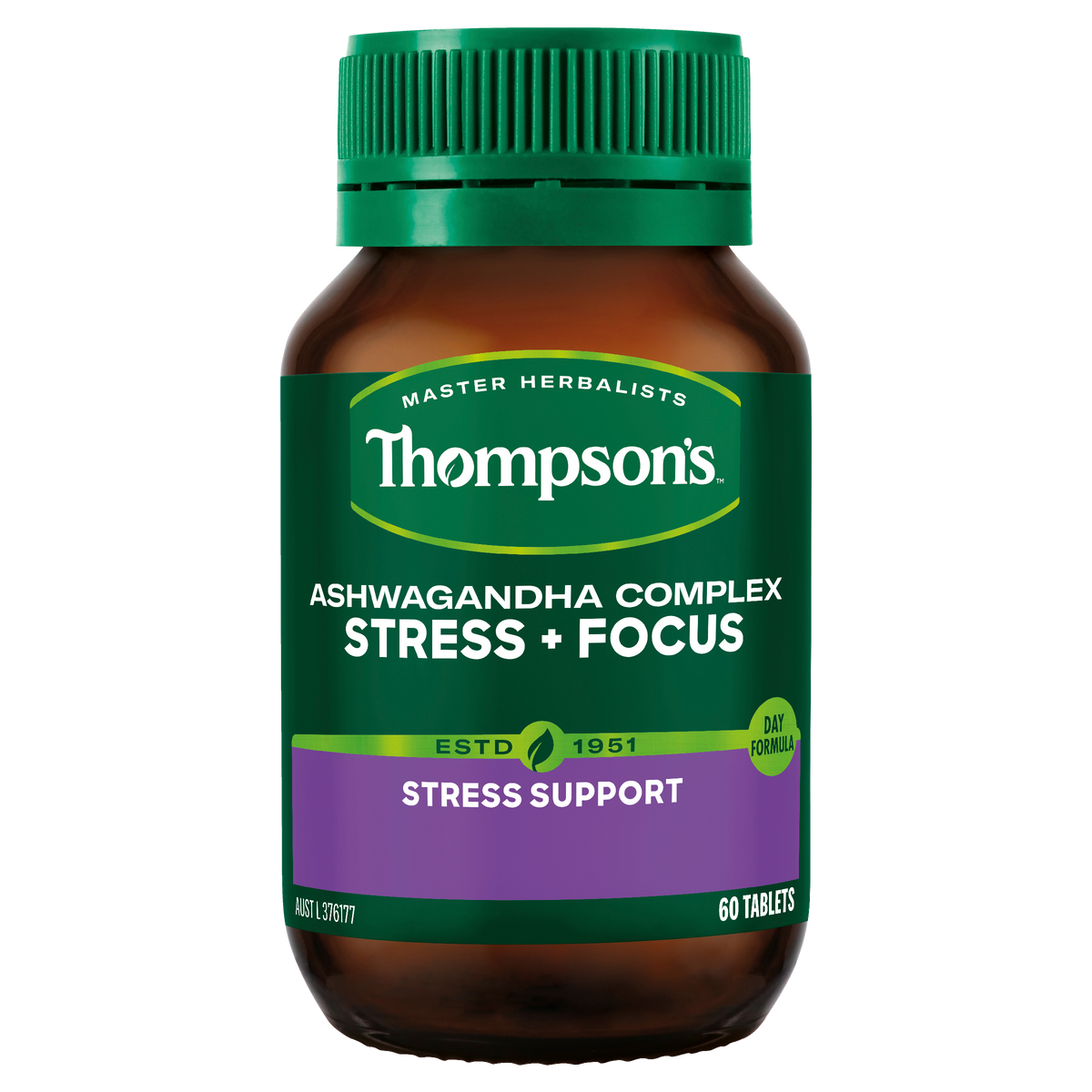 Thompsons Ashwagandha Complex Stress & Focus 60 Tablets