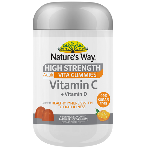 Natures Way Advantage Sugar Free High Strength Zinc + 60 Gummies