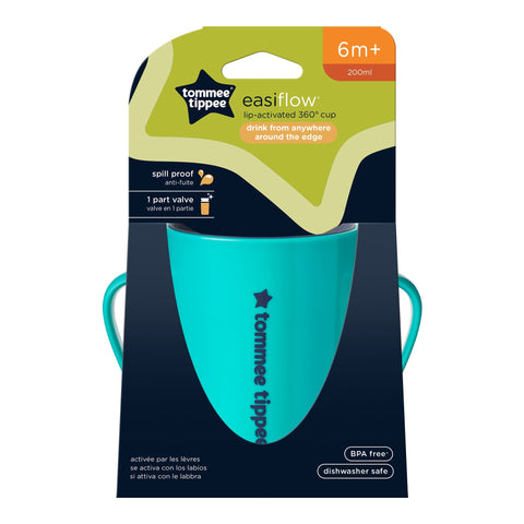 Tommee Tippee Easiflow 360 Degree Trainer Cup 200mL - Teal