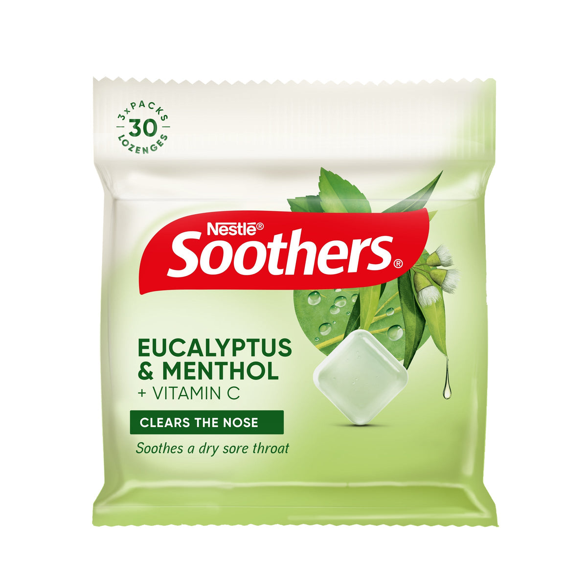 Soothers Eucalyptus & Menthol 3x10 Lozenge Multipack
