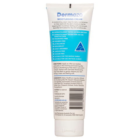 Dermeze Moist Crm 100g Tube