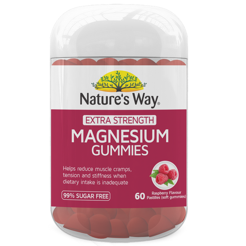 Natures Way Eextra Strength Magnesium Gummies 60 Gummies