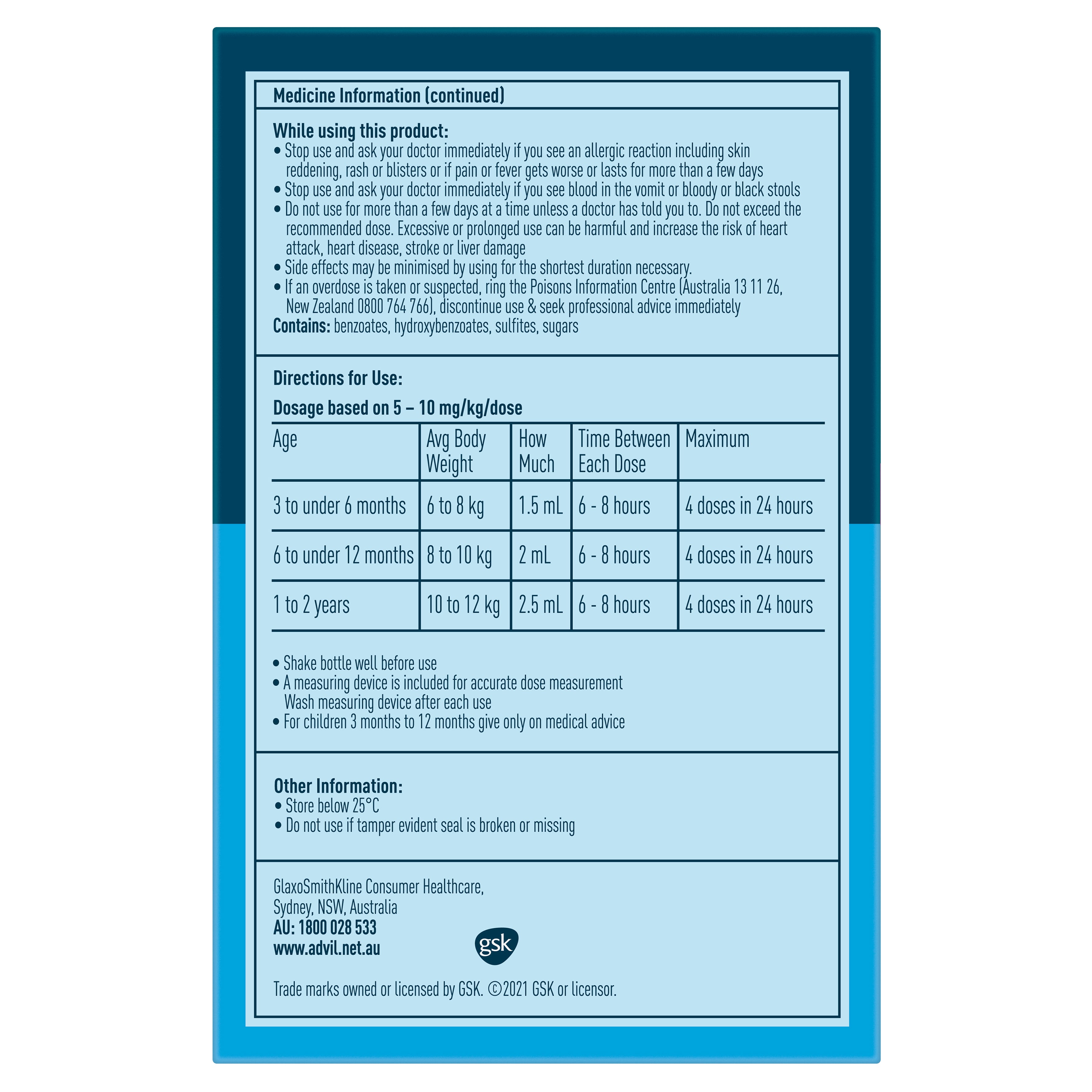 Advil P/Fvr IDrps 40ml