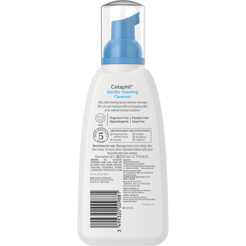 Cetaphil Gent Foam Clns 236ml