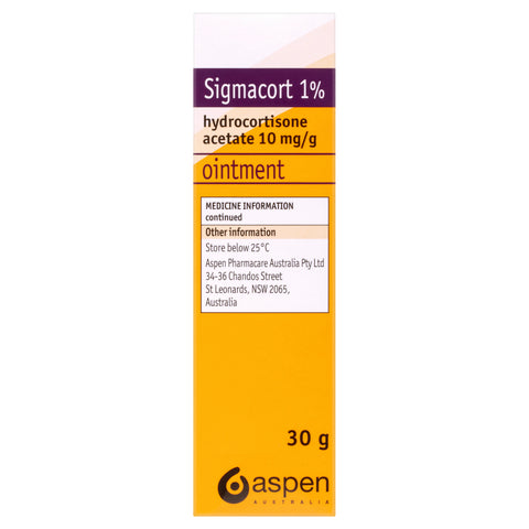 Sigmacort Ointment 1% x 30g