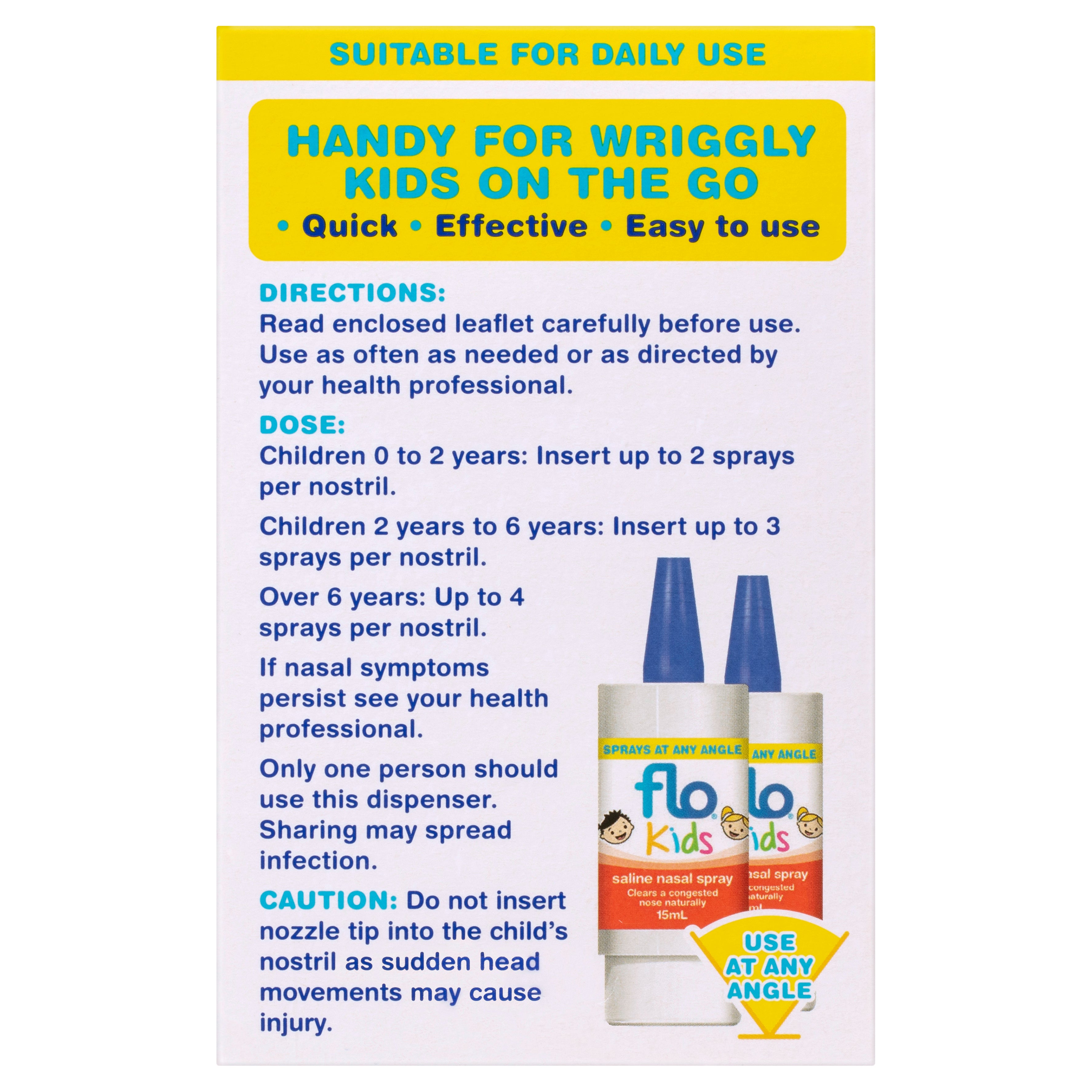 Flo Kids Sal NSpry 15mL TwnPk