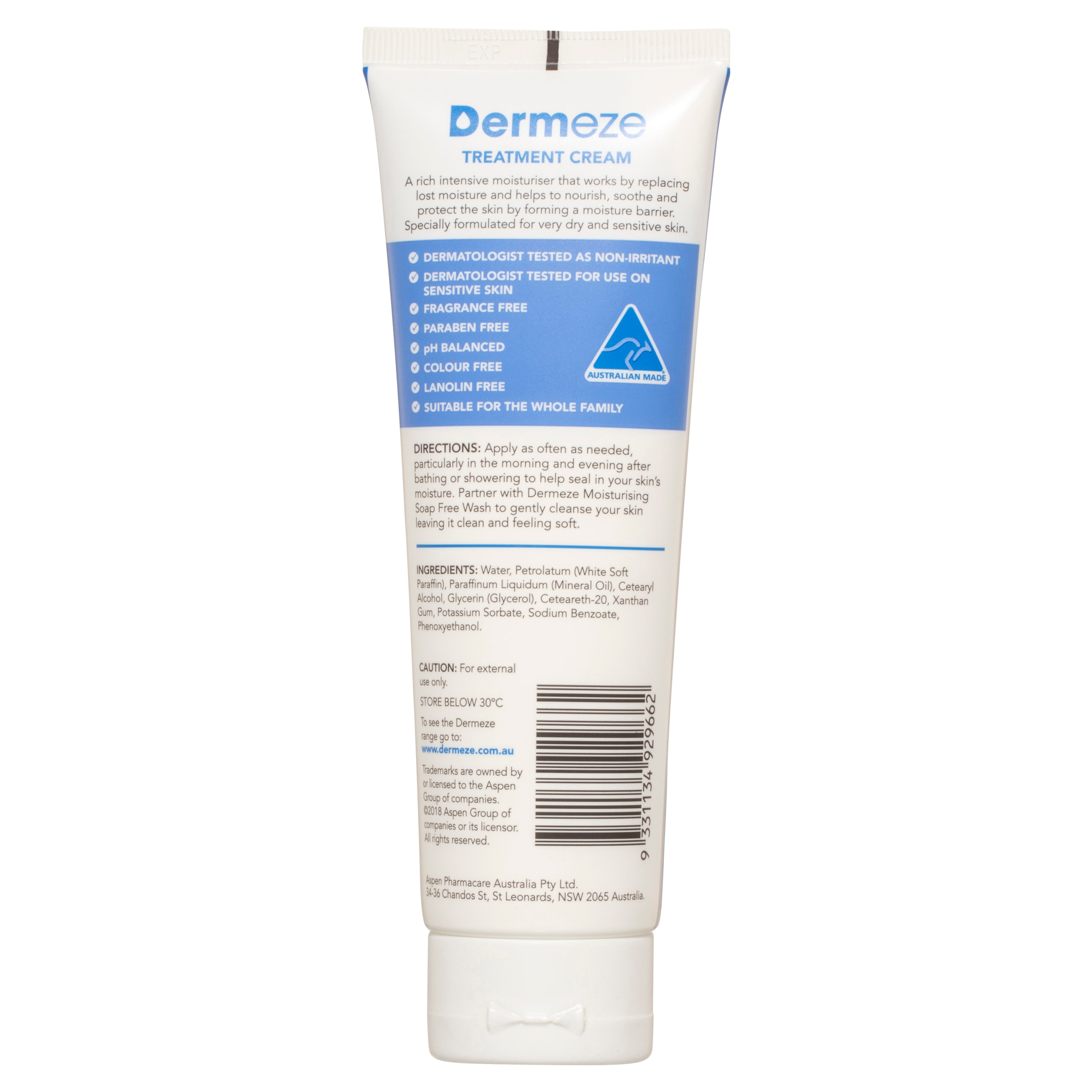 Dermeze Treat Crm 100g Tube