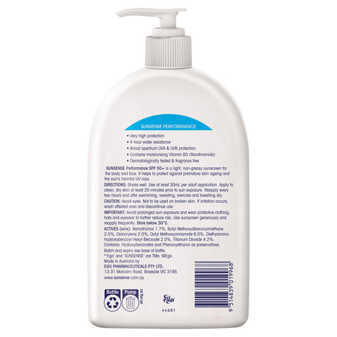 Ego Sunsense Perf SPF50+ 500ml