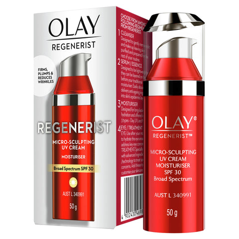 Olay Regenerist Micro-Sculpting Face Cream Moisturiser SPF 30 50g