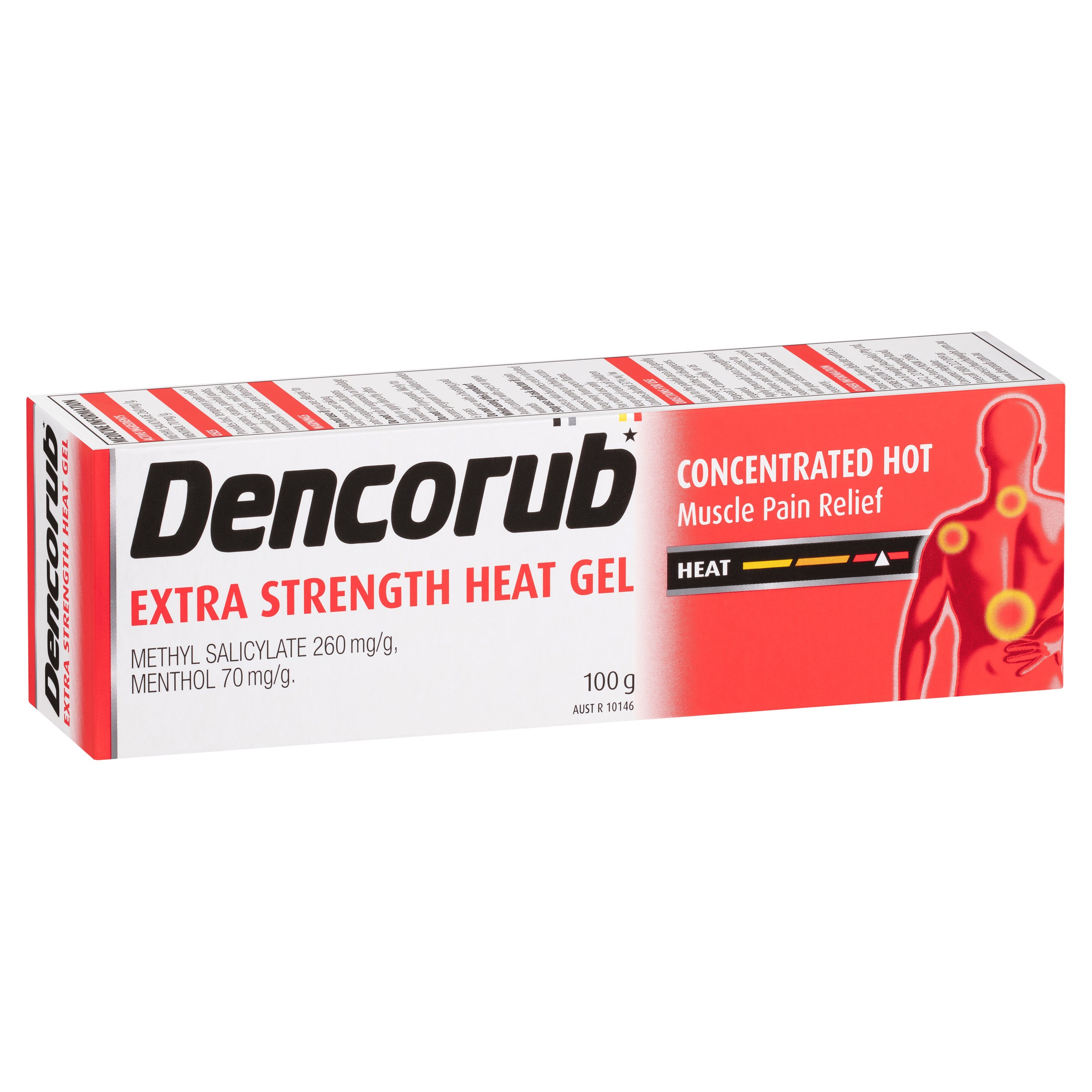 Dencorub Heat Gel XStre 100g 0106