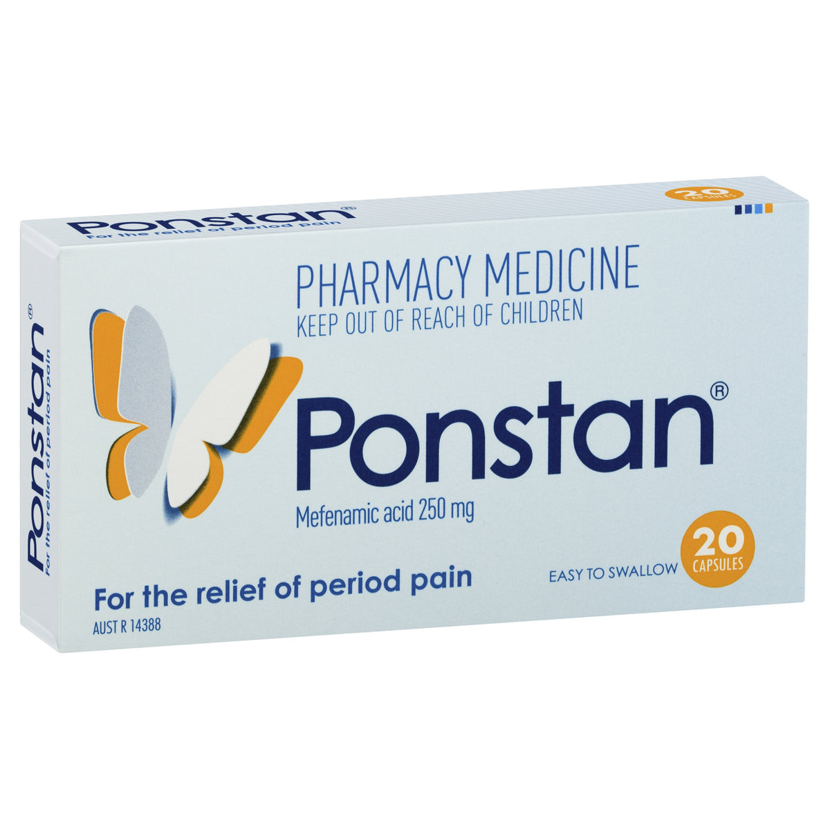 Ponstan Cap 250mg Blst 20