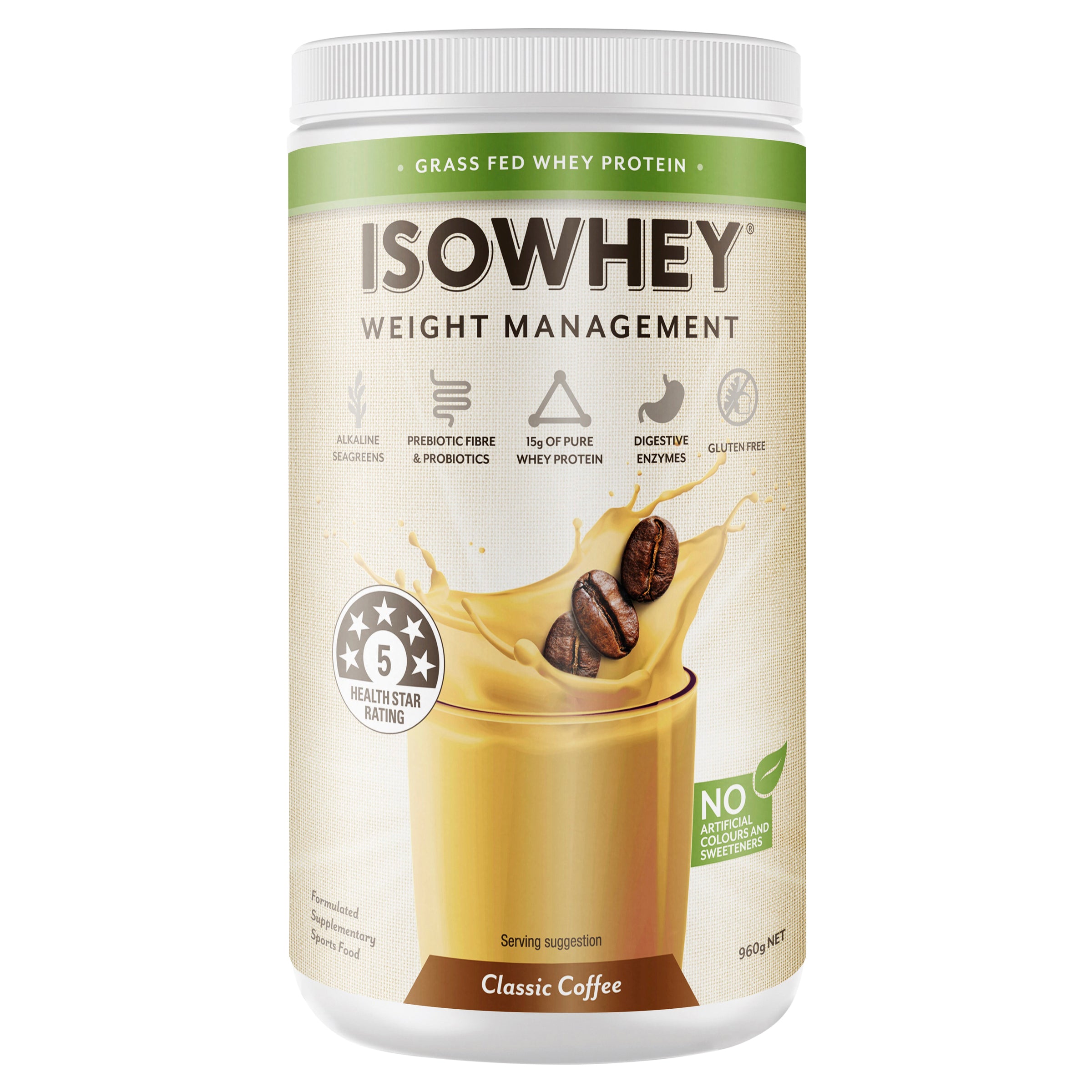 IsoWhey Class Coff Pwdr 960g