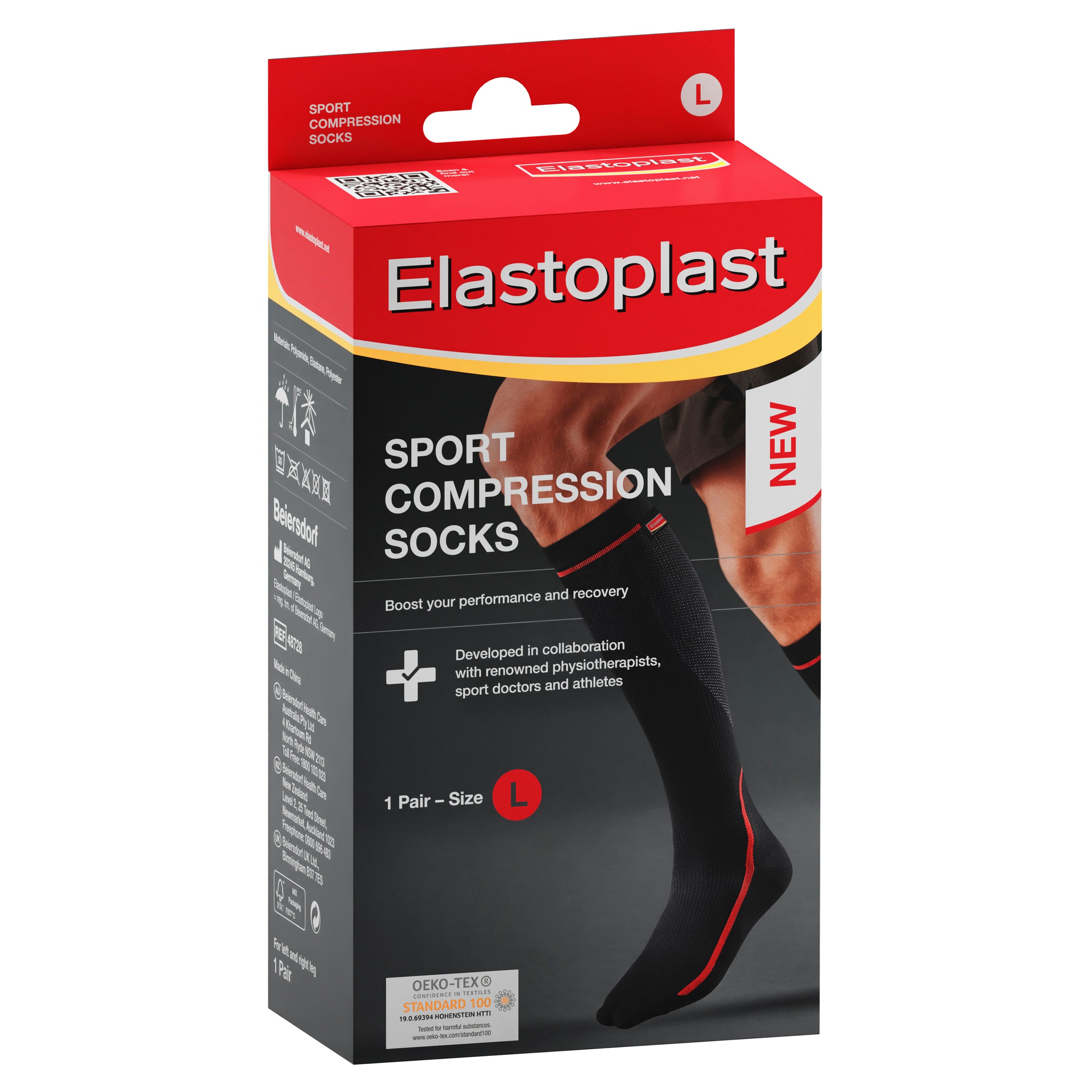 E/Plast Comp Socks Lge