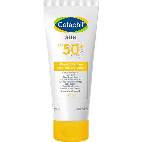 Cetaphil Sun Ultra-Light Lotion SPF 50+ 100mL, Sunscreen