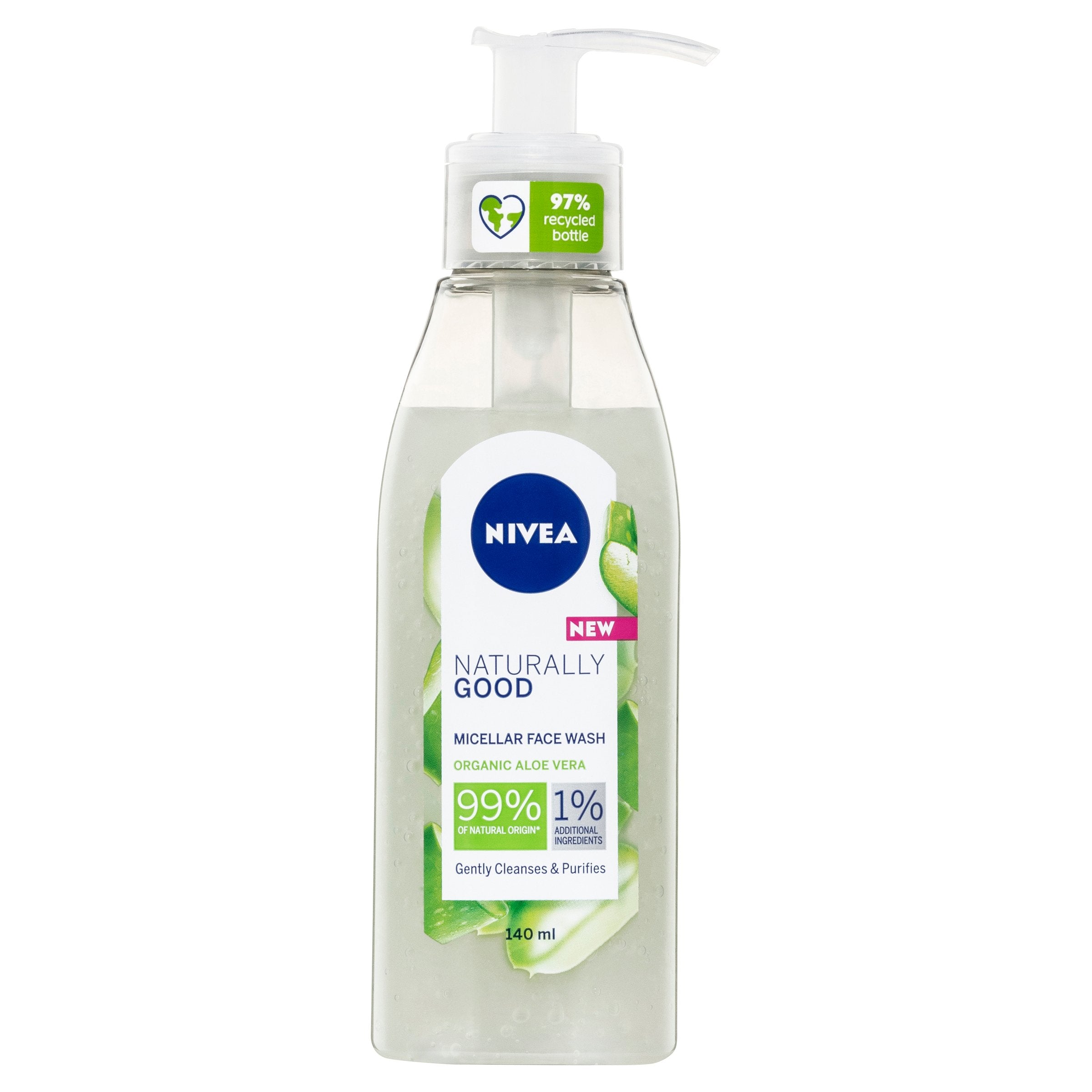 Nivea NatGood Micellar WshGel 140ml