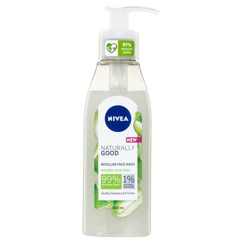 Nivea NatGood Micellar WshGel 140ml