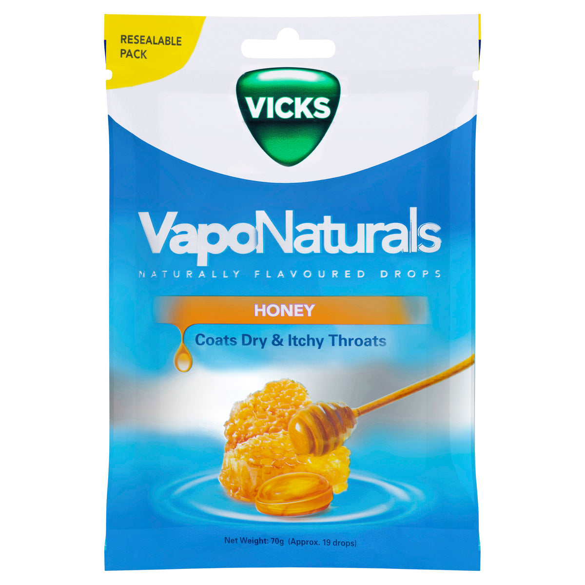 Vicks V/Nats Hny Frsh Bag 19 x20