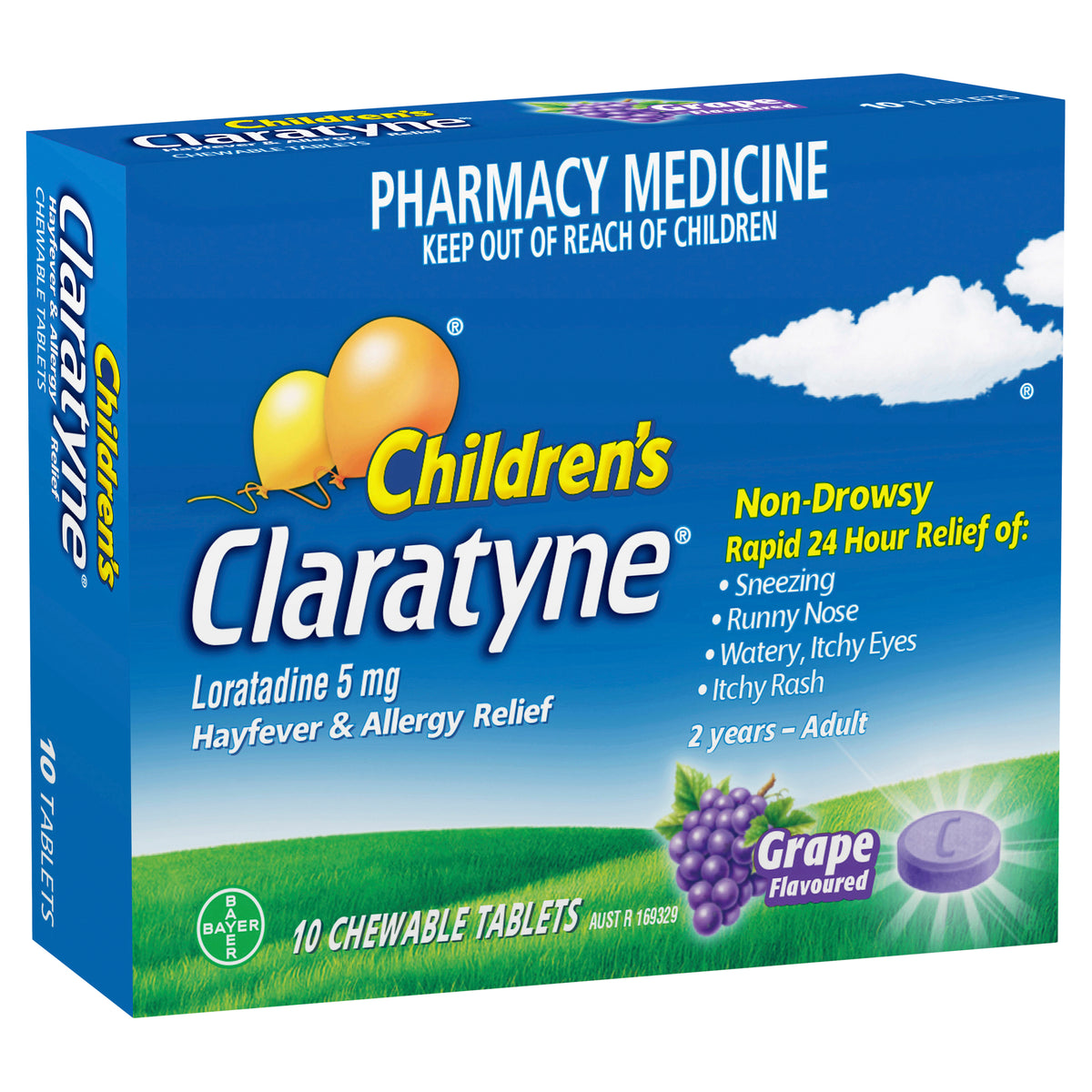 Claratyne Chld Chw Tab 10