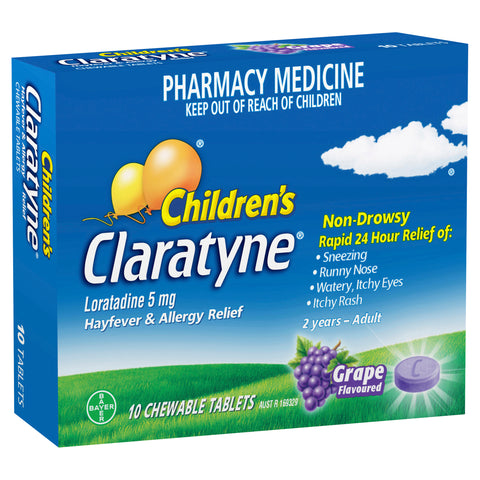 Claratyne Chld Chw Tab 10