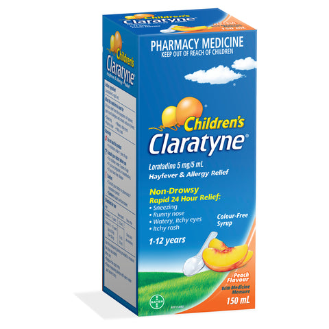 Claratyne Syp Peach Flavr 150ml