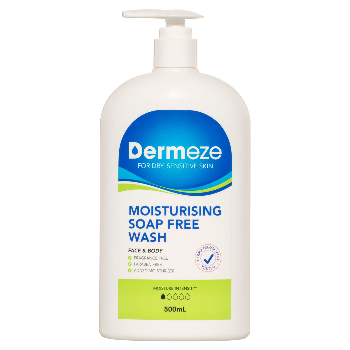 Dermeze Moisturising Soap Free Wash 500ml