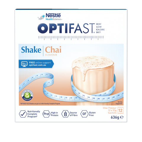 OPTIFAST VLCD Shake Chai 12 Pack 636g