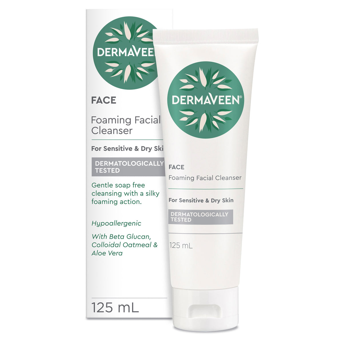 DermaVeen Foaming Facial Cleanser 125mL