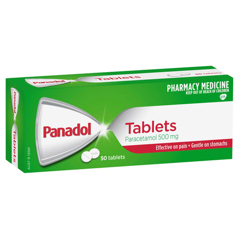 Panadol for Pain Relief, Paracetamol - 500mg 50 Tablets