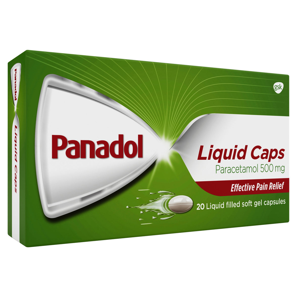 Panadol Liquid Caps 20s