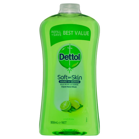 Dettol Antibacterial Liquid Hand Wash Refresh Refill 950mL