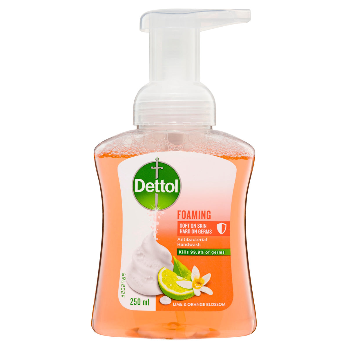 Dettol Foaming Antibacterial Hand Wash Lime and Orange 250ml