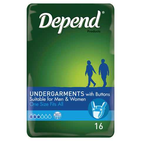 Depend U/Garment 16 x4