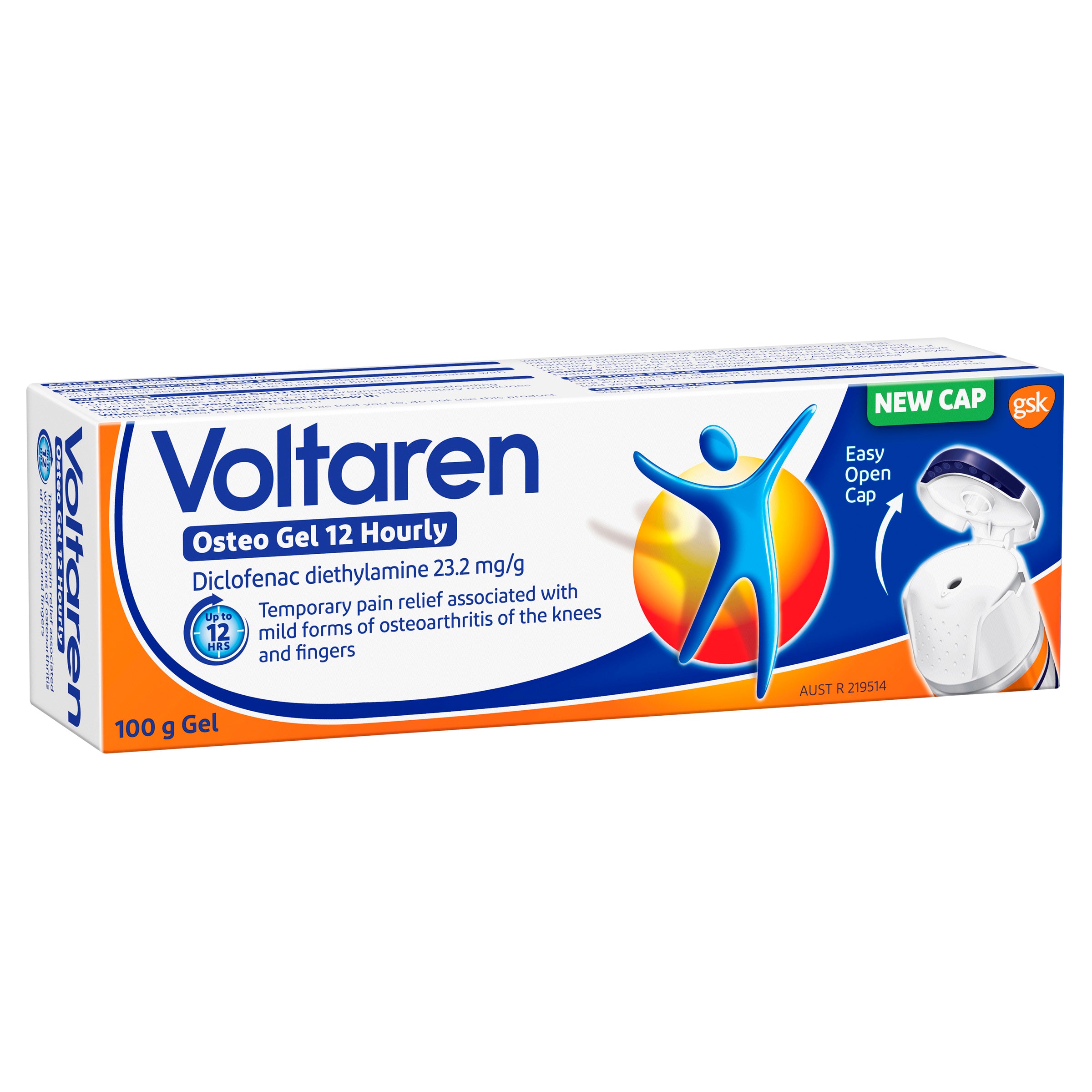 Voltaren Osteo Gel 2% 12 Hrly 100g