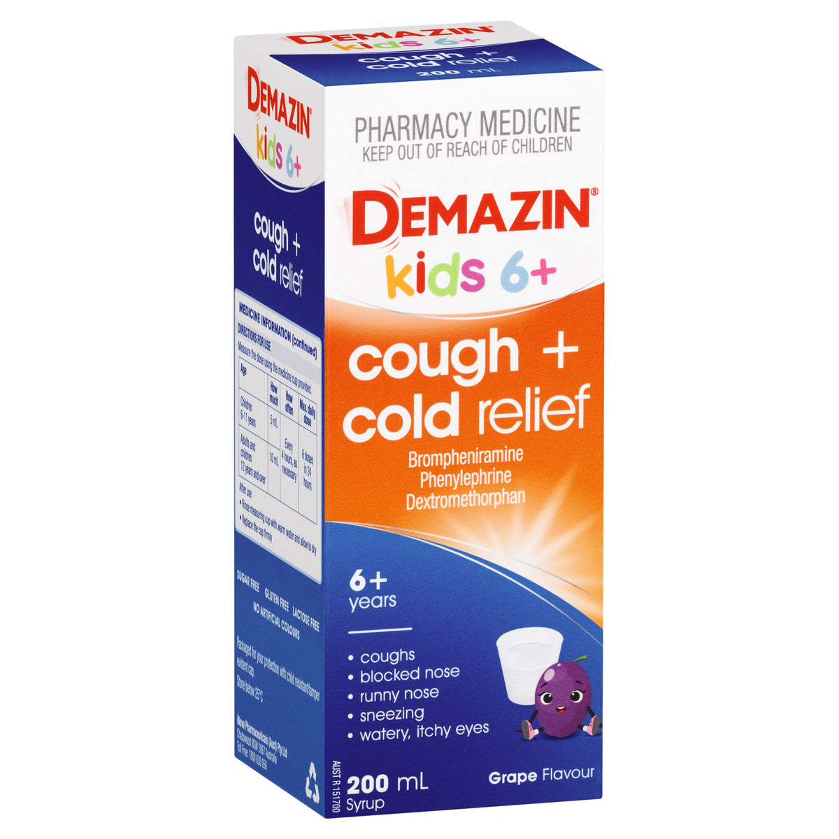 Demazin C&C Rlf 200ml