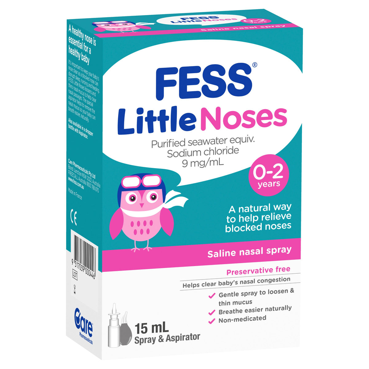 Fess Little Noses Spry15ml+Asp P/Fr