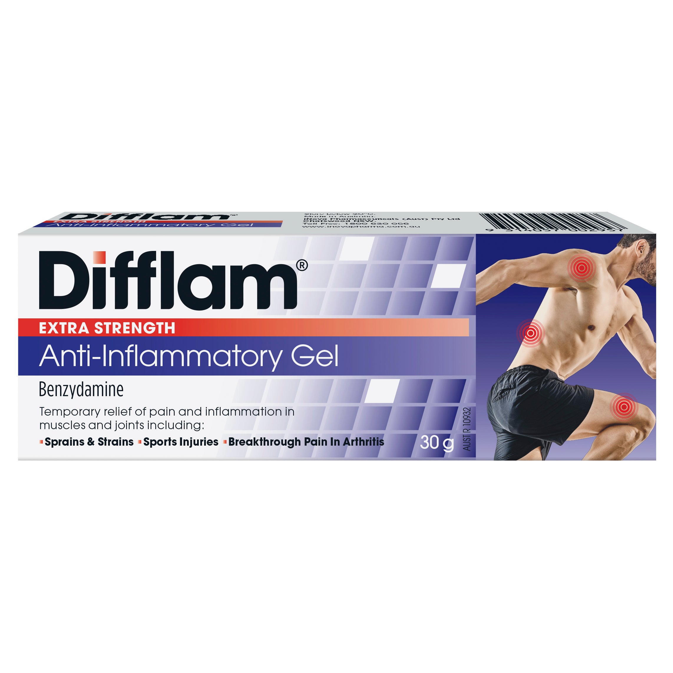 Difflam XStre 5% Gel 30gm