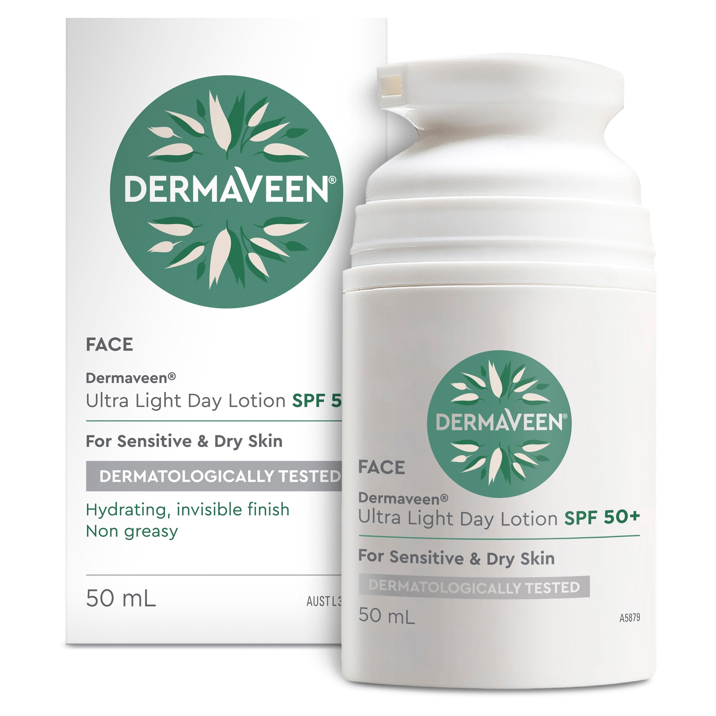 DVeen U/Lght Day Ltn SPF50+ 50ml