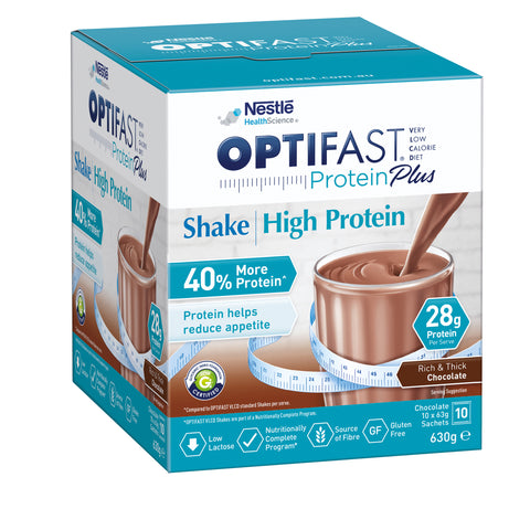 Optifast PrtnPlus Shk Choc 63g 10pk