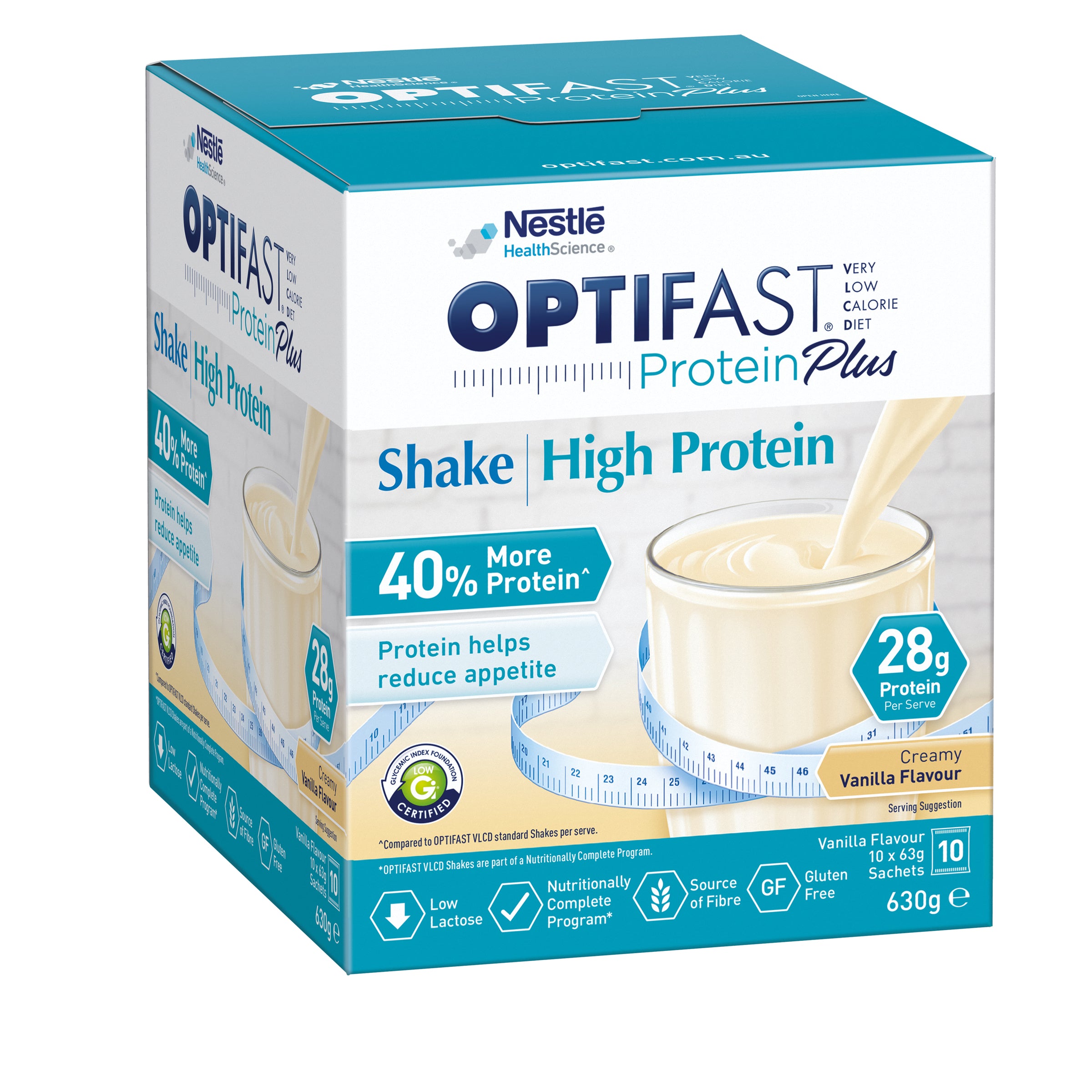 Optifast PrtnPlus Shk Van 63g 10pk