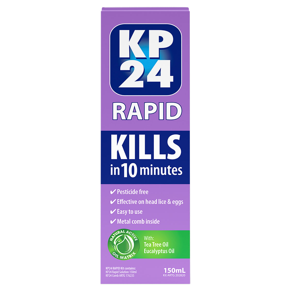 KP24 HLice Rapid 150ml W/Comb