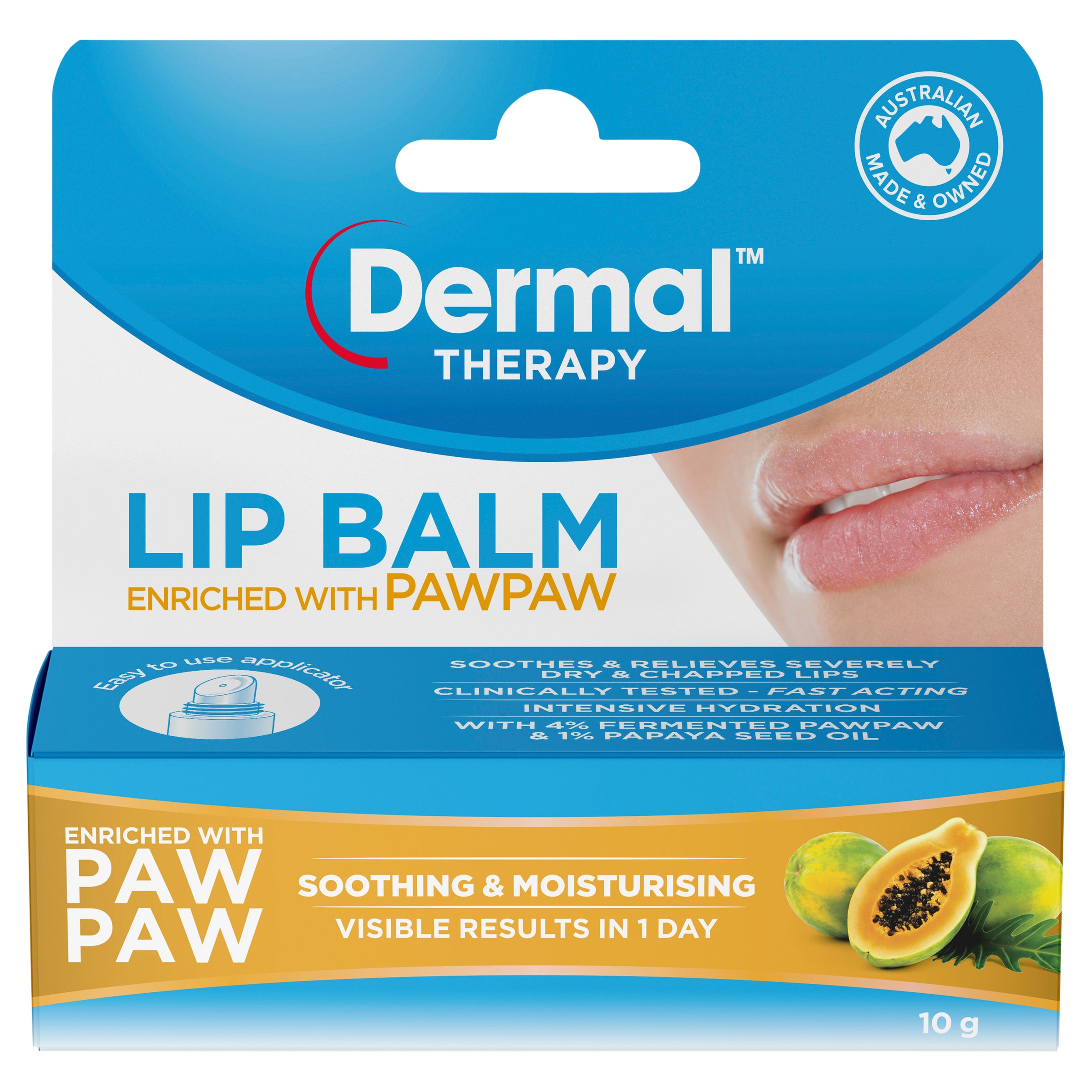 Dermal Thrpy Lip Balm Paw Paw 10g